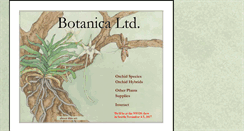 Desktop Screenshot of botanicaltd.com